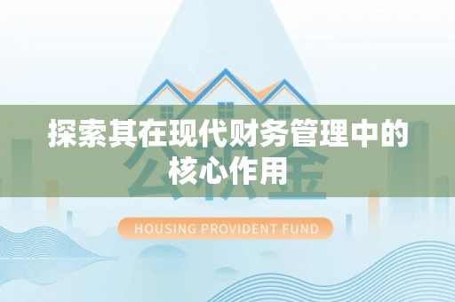 富蕴探索其在现代财务管理中的核心作用